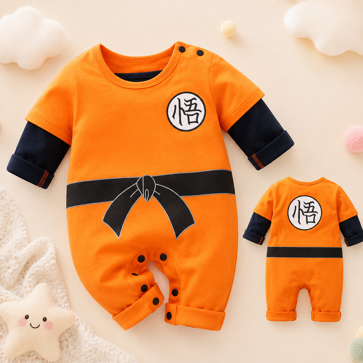 DBZ Baby Costume Romper