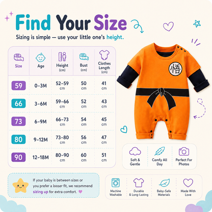 DBZ Baby Costume Romper